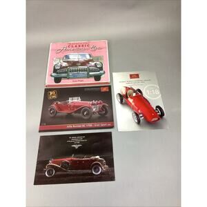 Classic American Cars 1945-1970, Alpha Romeo, Duesenberg, Ferrari Model Brochure